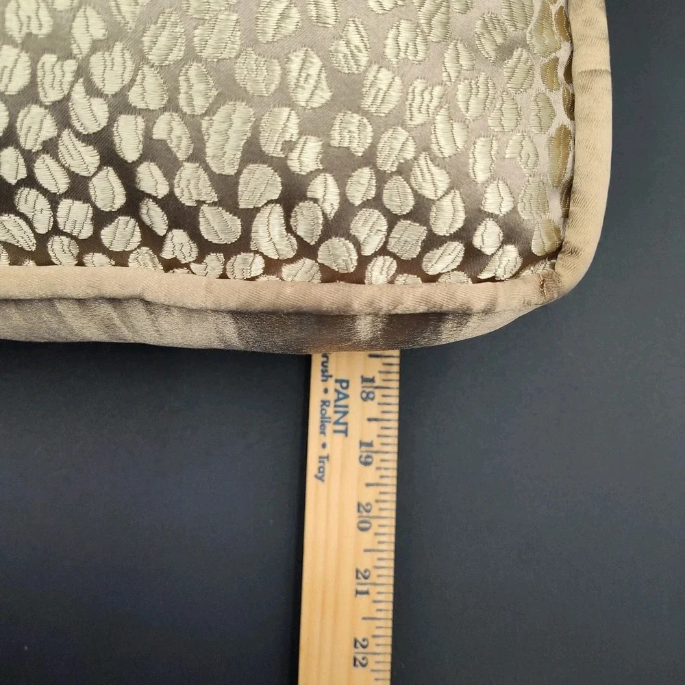 VTG Couch Pillow Square Luxery‎ Gold 17x17x3 Covers Throw Sparkling BL3.3GO3533